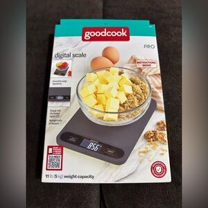 GoodCook PRO Digital Kitchen Scale - Black